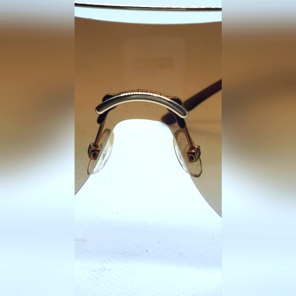 Dior Gold-Toned Oversizes Sunglasses For Women - Picture 8 of 10